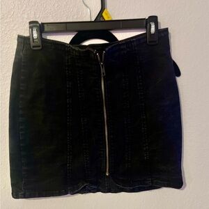 Free People denim skirt
